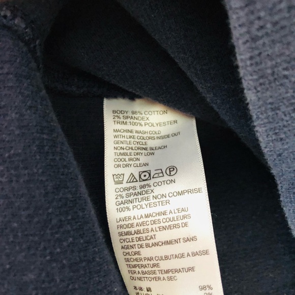 Tommy Bahama Tropical Navy Blue Pullover - Picture 3 of 3